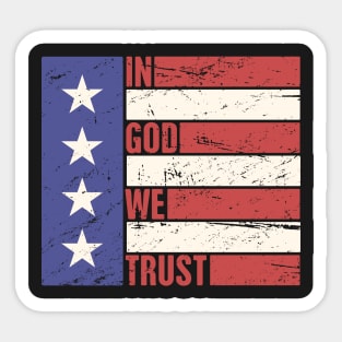 In God We Trust - Proud American Christian Sticker